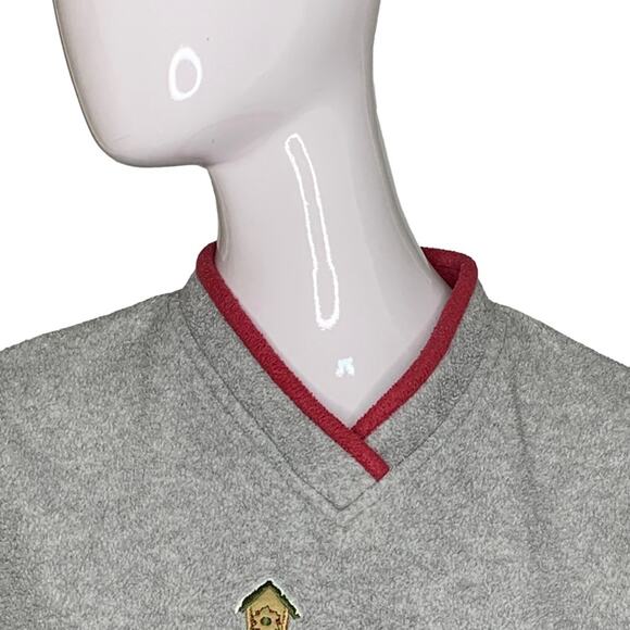 Croft & Barrow Sport Christmas Sweatshirt Top Size Small Gray Snowman Ap… - Picture 2 of 10